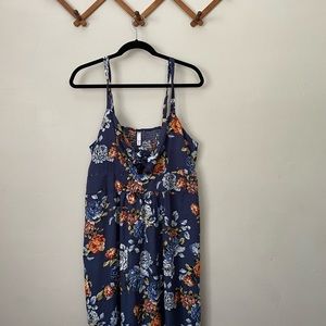 Xhilaration Floral MIDI Dress XXL